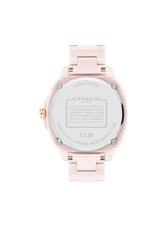 COACH Analogue Watch for with Ceramic Bracelet